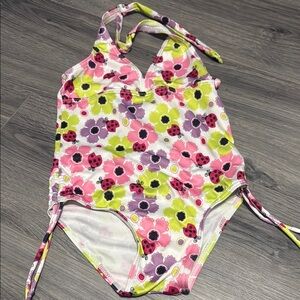 Floral Kids Swim Suite One Piece**
